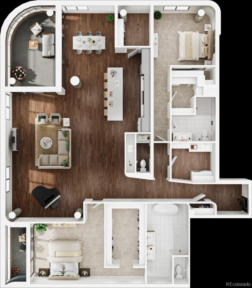 3520 Chestnut Place Unit: PH-1201
