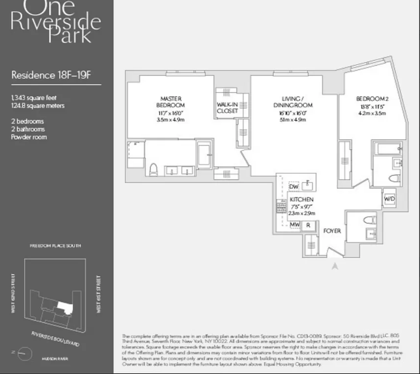 50 Riverside Boulevard 18-F