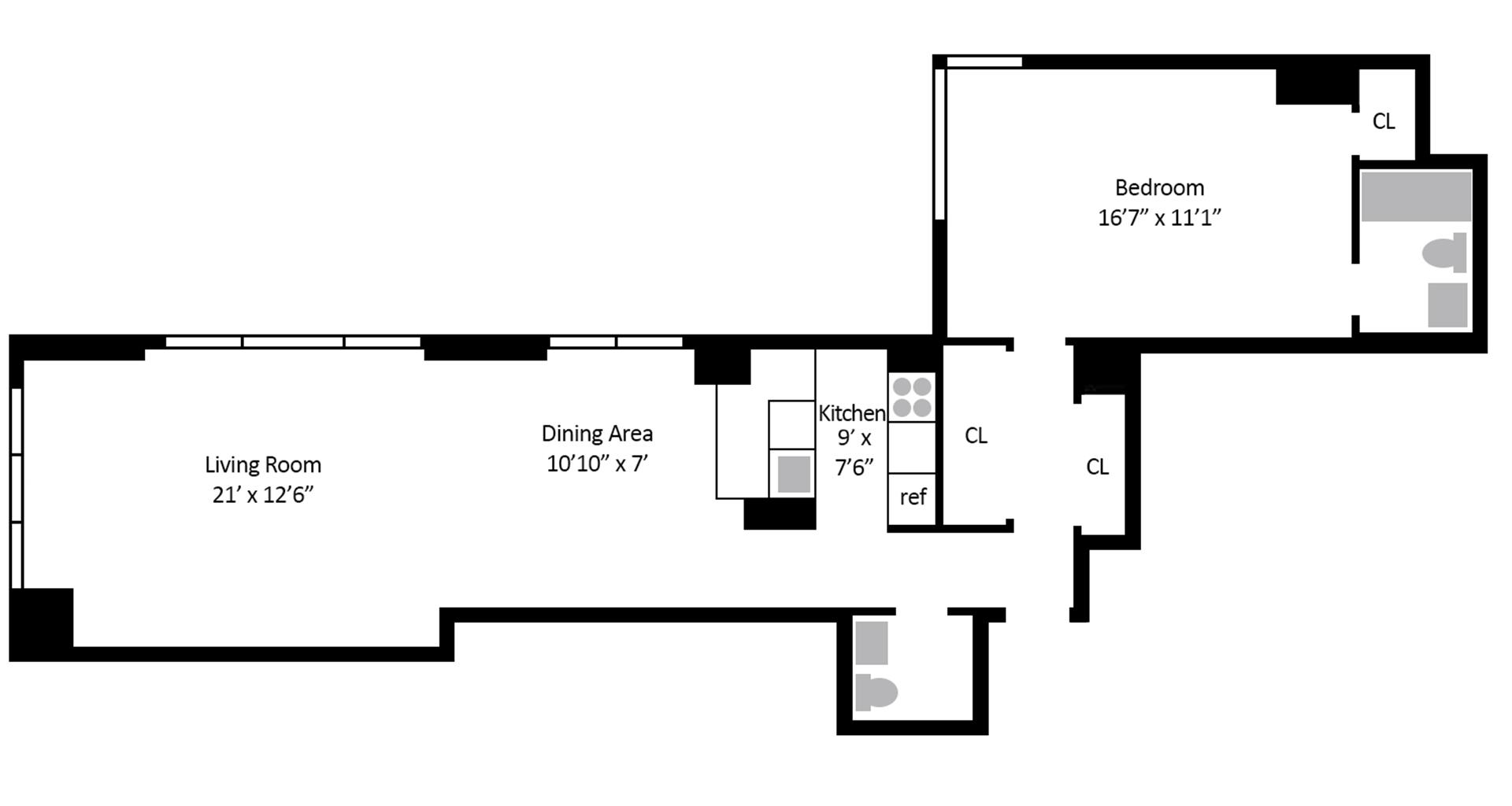 347 W 57TH Street 3F