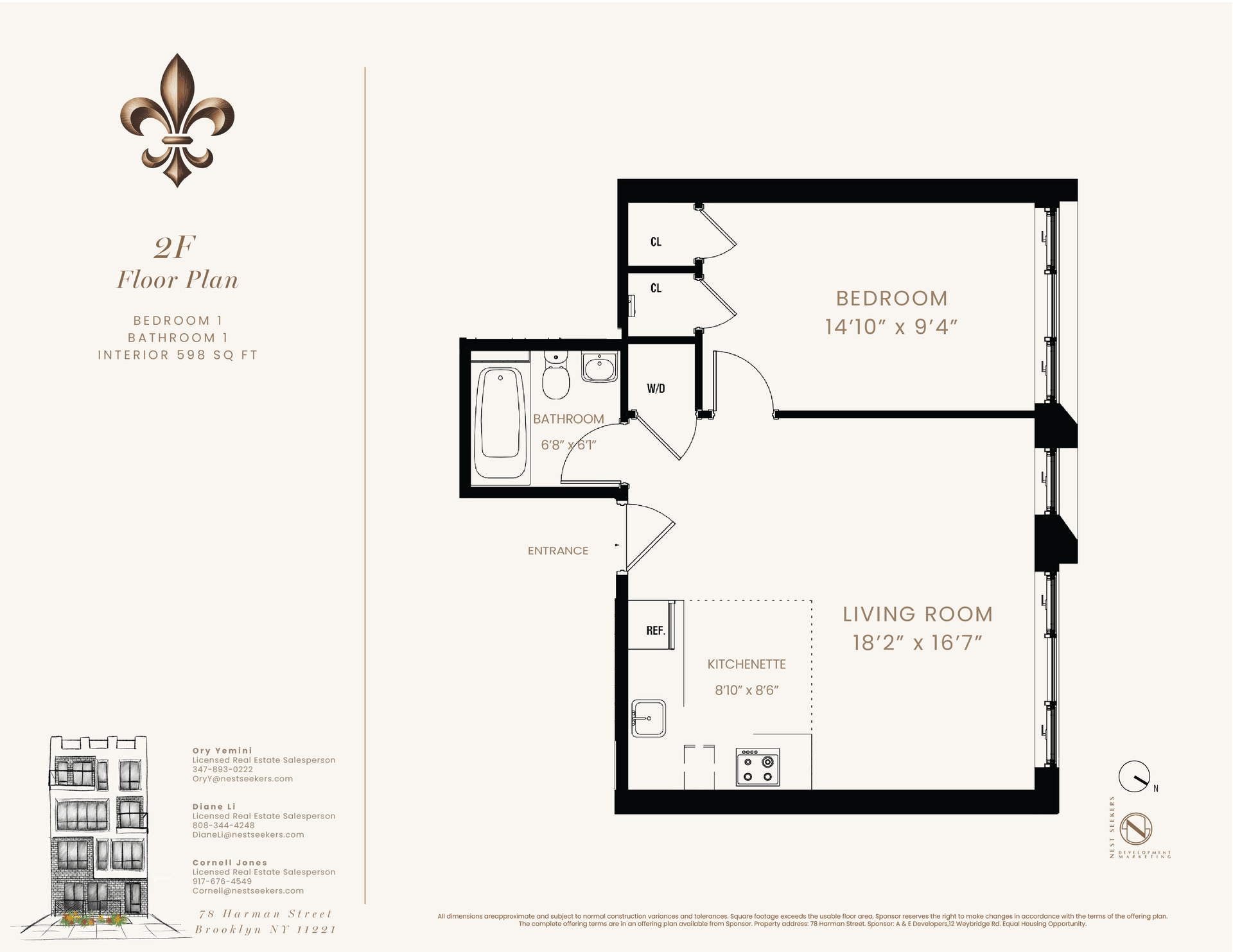 78 Harman Street 2-F