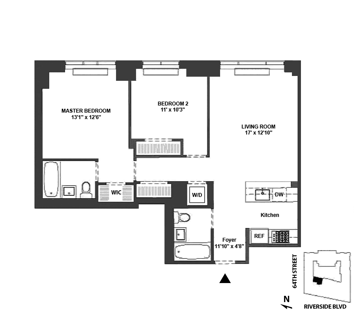 80 Riverside Boulevard 7-A