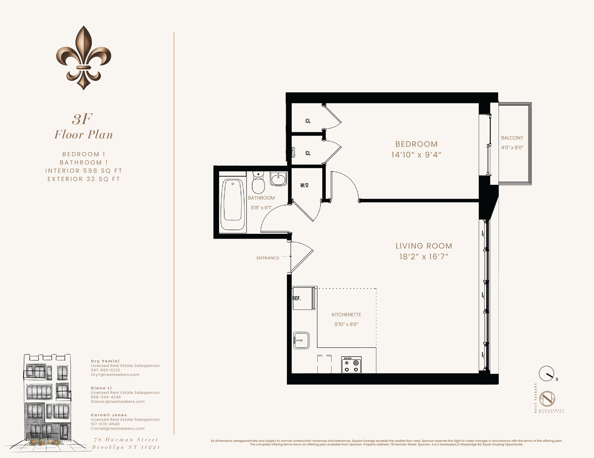 78 Harman Street 3-F