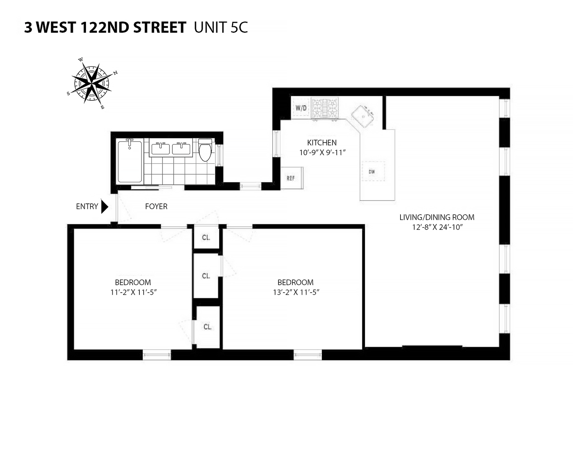 3 W 122nd Street 5-C