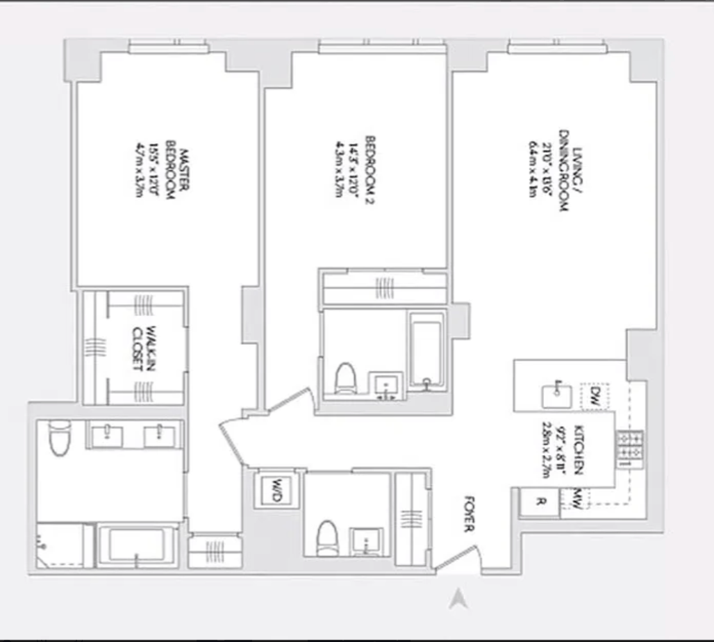 50 Riverside Boulevard 6-DE