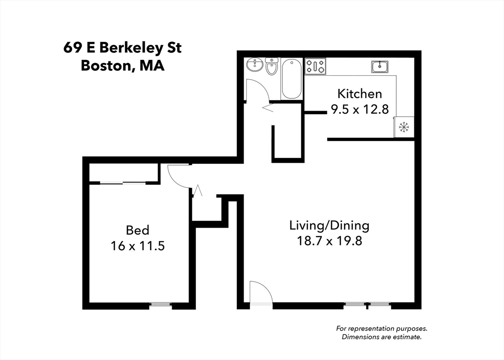 69 E Berkeley St # 2