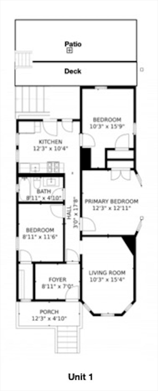 16 Hallam Street # 1