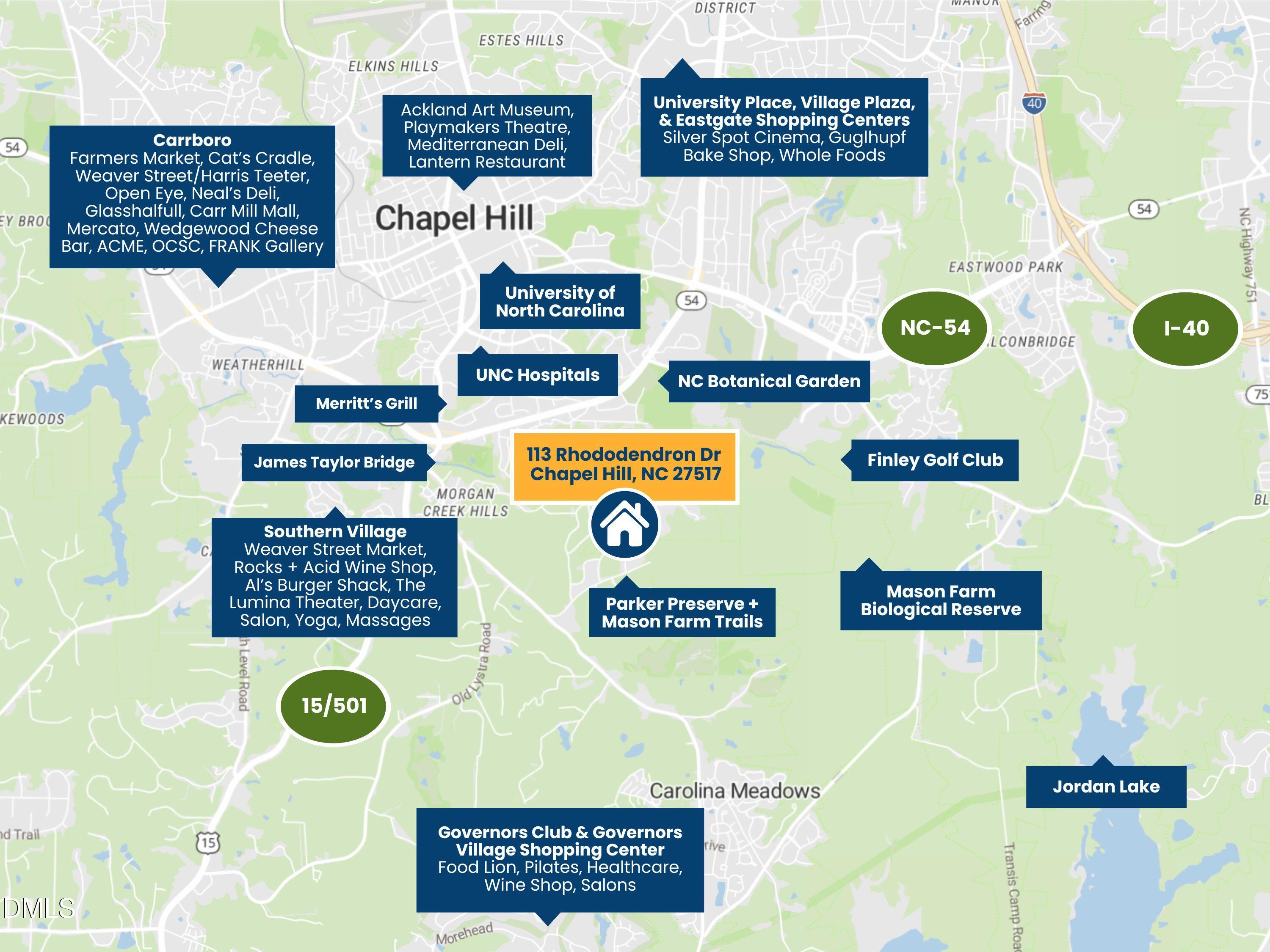 113 Rhododendron Drive, Chapel Hill