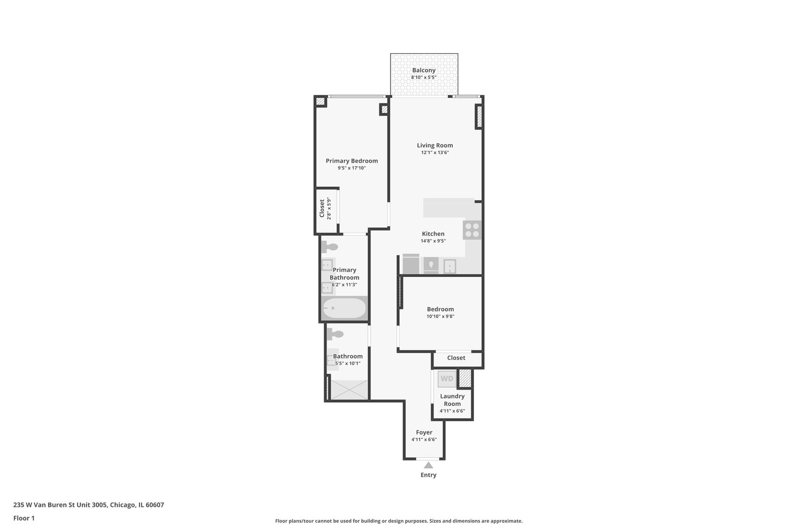 235 W Van Buren Street Unit: 3005