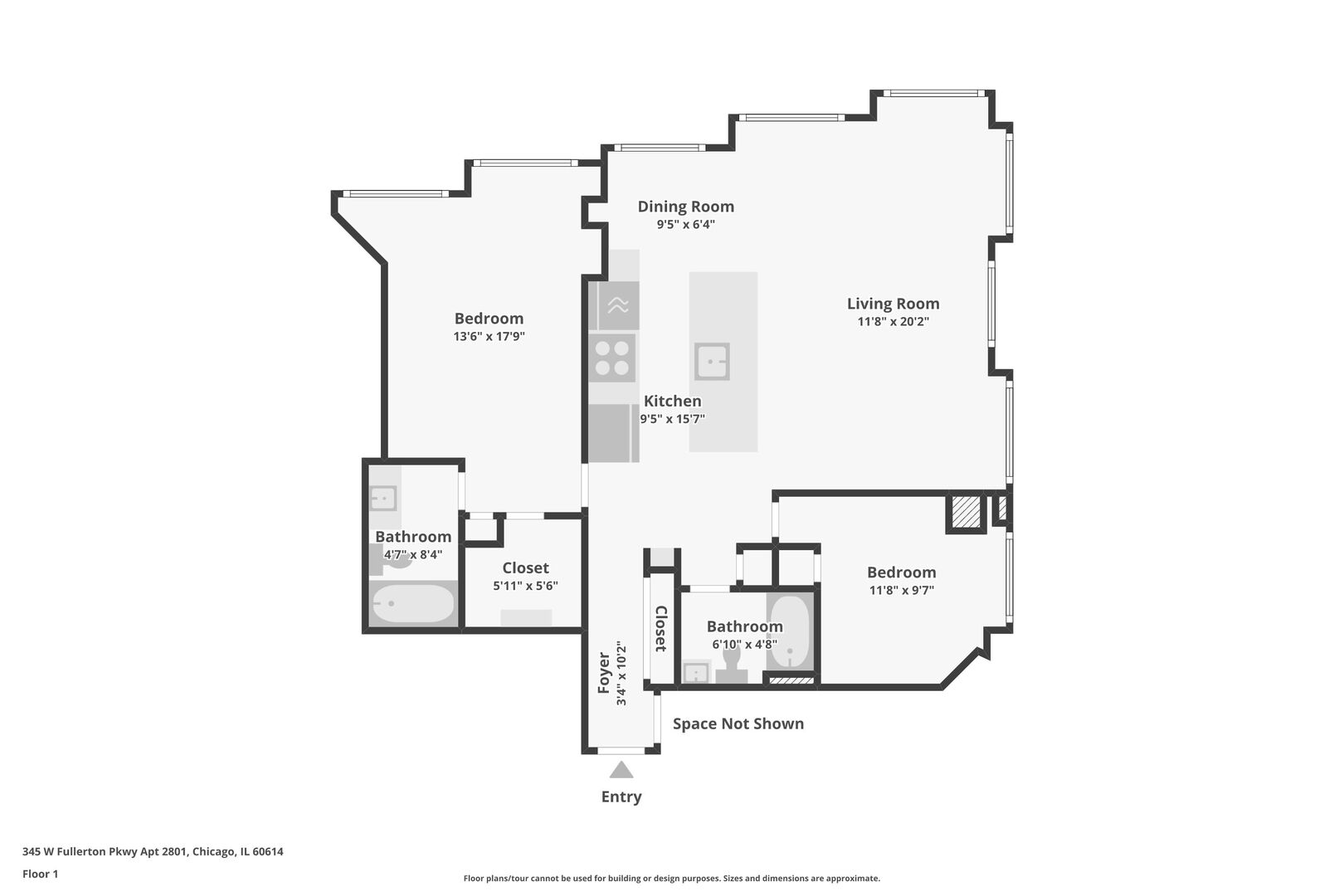 345 W Fullerton Parkway Unit: 2801
