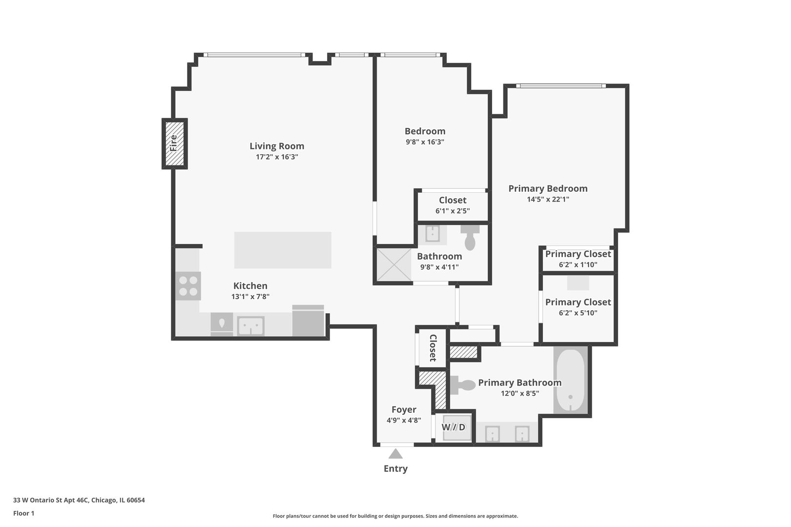 33 W Ontario Street Unit: 25H