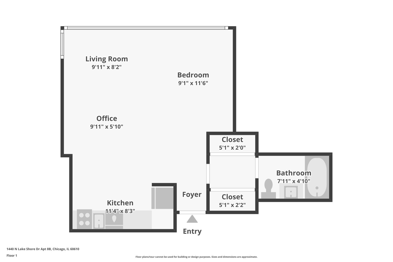 1440 N Lake Shore Drive Unit: 8B