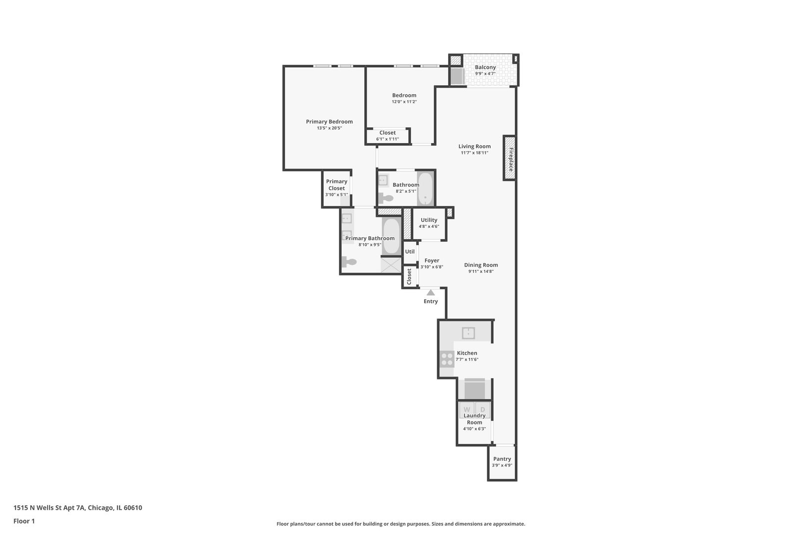 1515 N Wells Street Unit: 7A