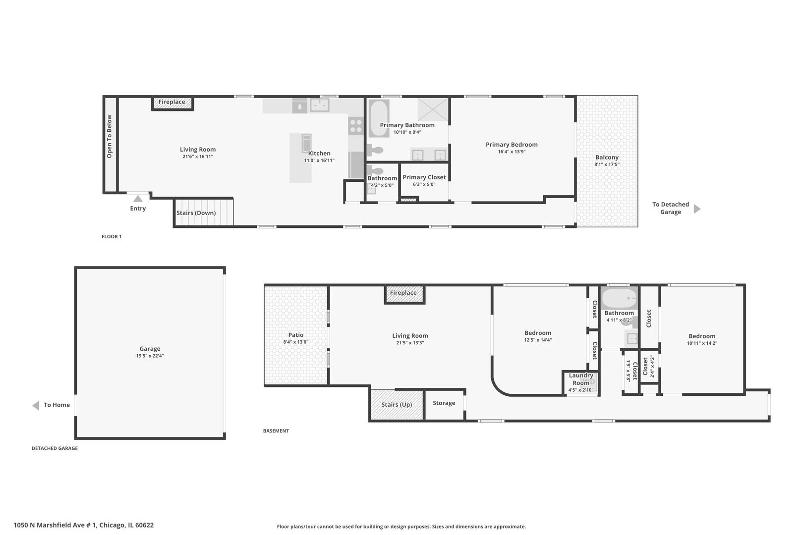 1050 N MARSHFIELD Avenue Unit: 1