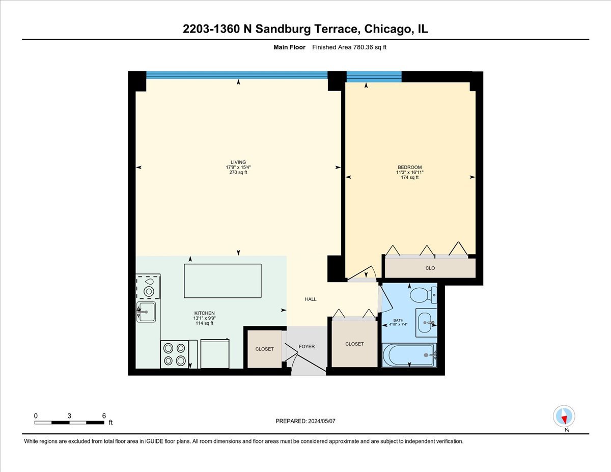 1360 N Sandburg Terrace Unit: 2203