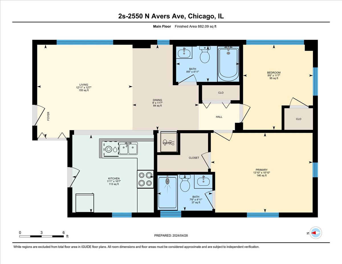 2550 N AVERS Avenue Unit: 2S