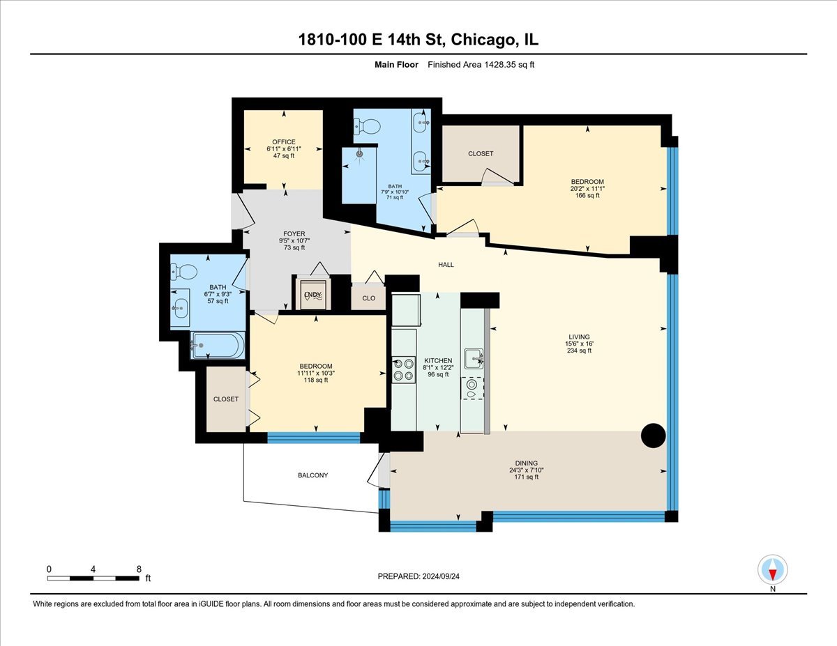 100 E 14th Street Unit: 1810