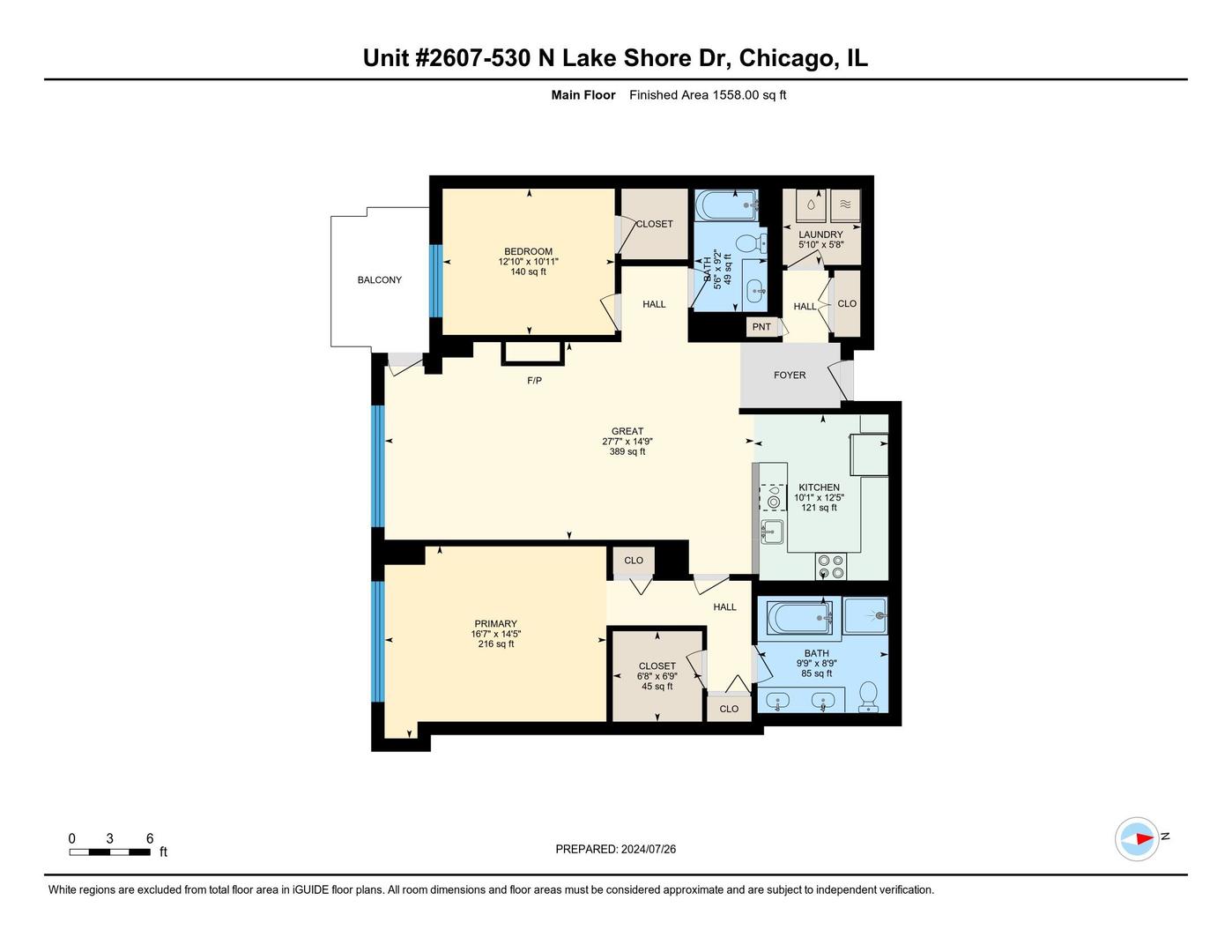 530 N Lake Shore Drive Unit: 2607