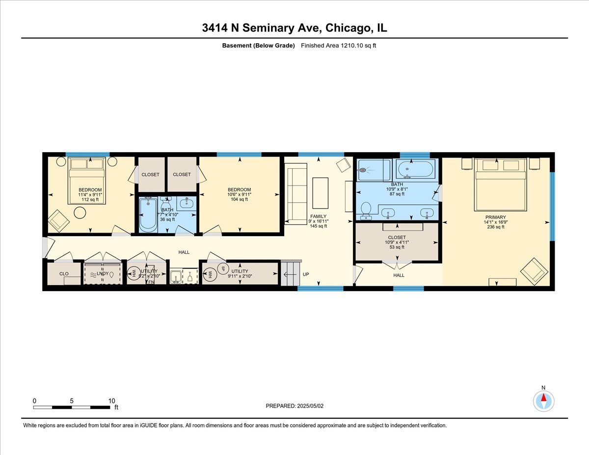 3414 N SEMINARY Avenue Unit: 1