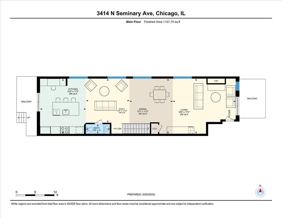 3414 N SEMINARY Avenue Unit: 1