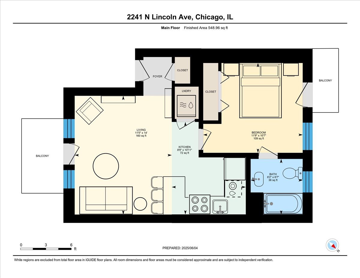 2241.5 N Lincoln Avenue Unit: 3B