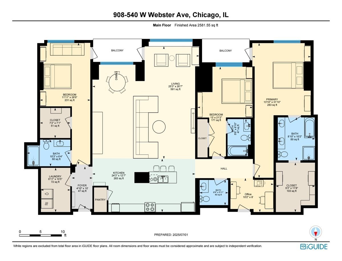 540 W Webster Avenue Unit: 908