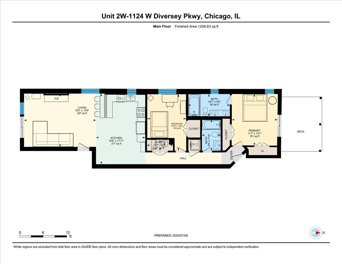1124 W Diversey Parkway Unit: 2W