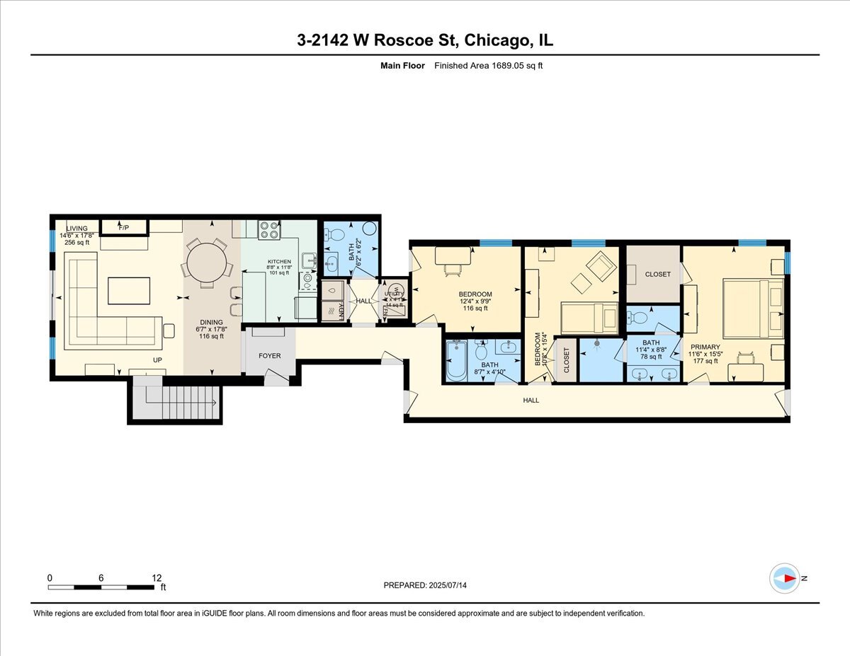 2142 W ROSCOE Street Unit: 3C