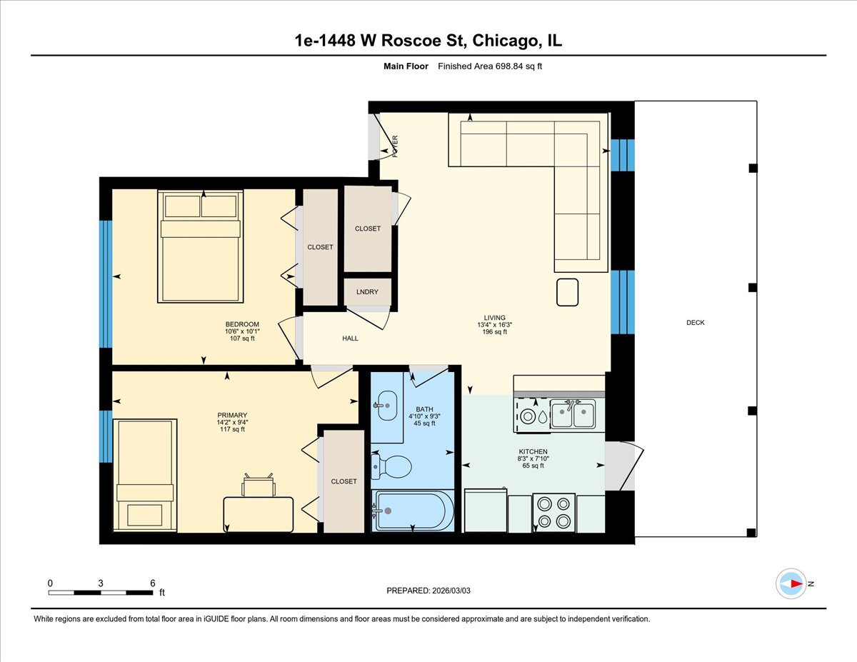 1448 W Roscoe Street Unit: 1E