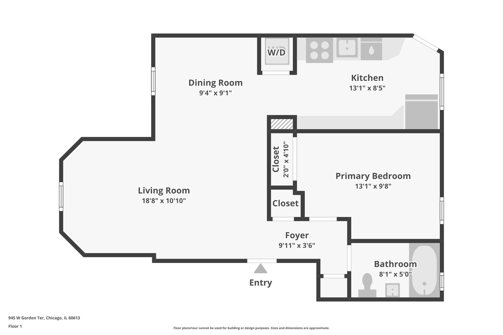 945 W Gordon Terrace Unit: GE