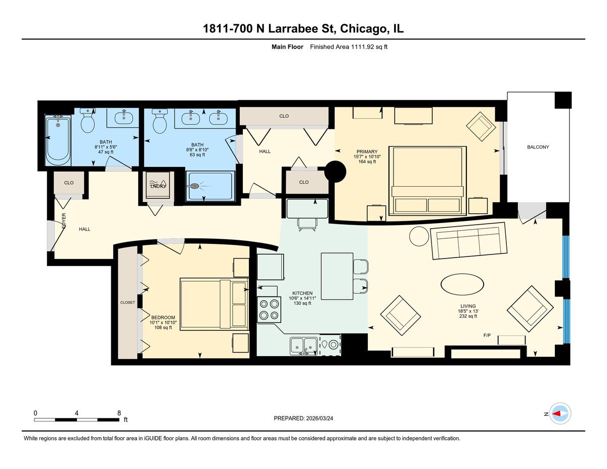 700 N Larrabee Street Unit: 1811