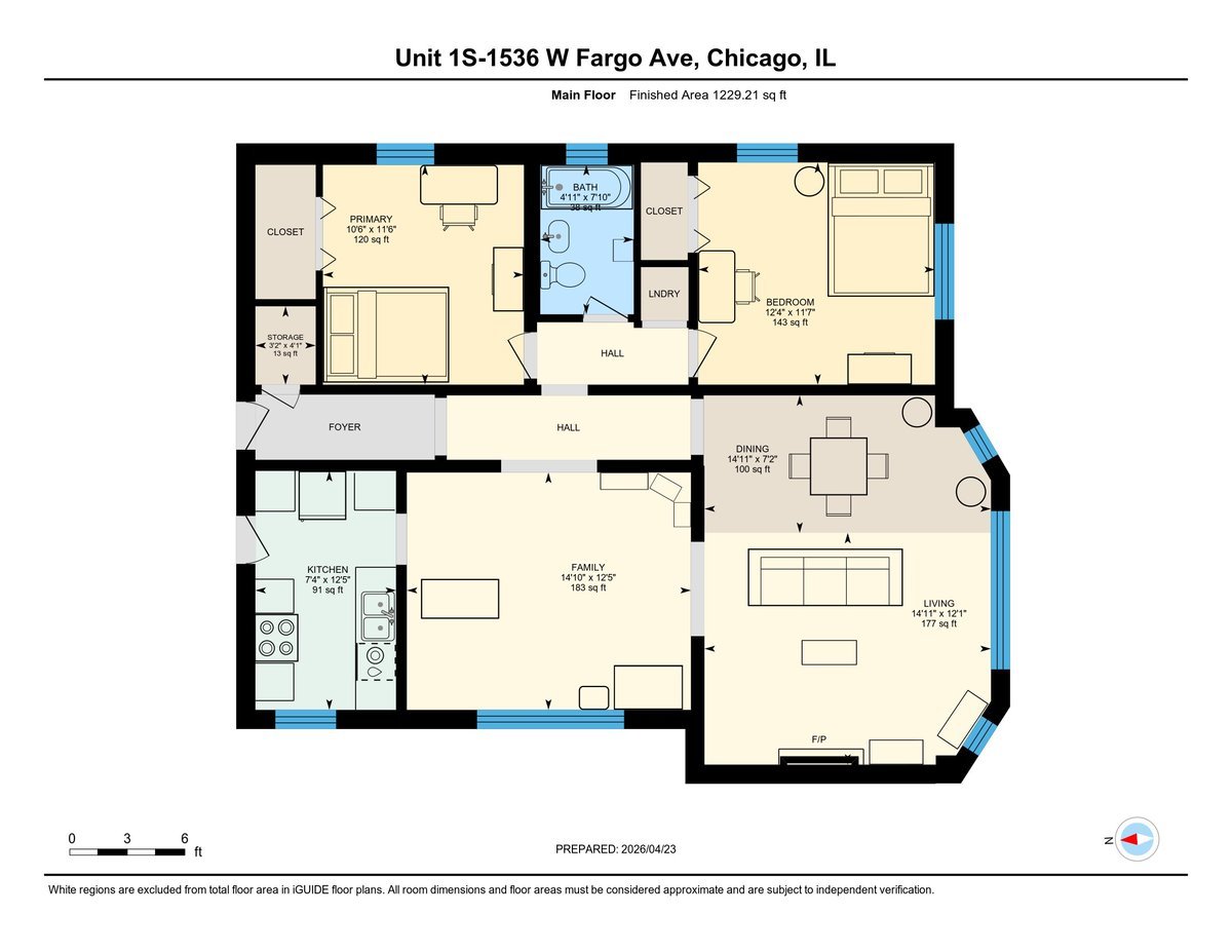 1536 W Fargo Avenue Unit: 1S