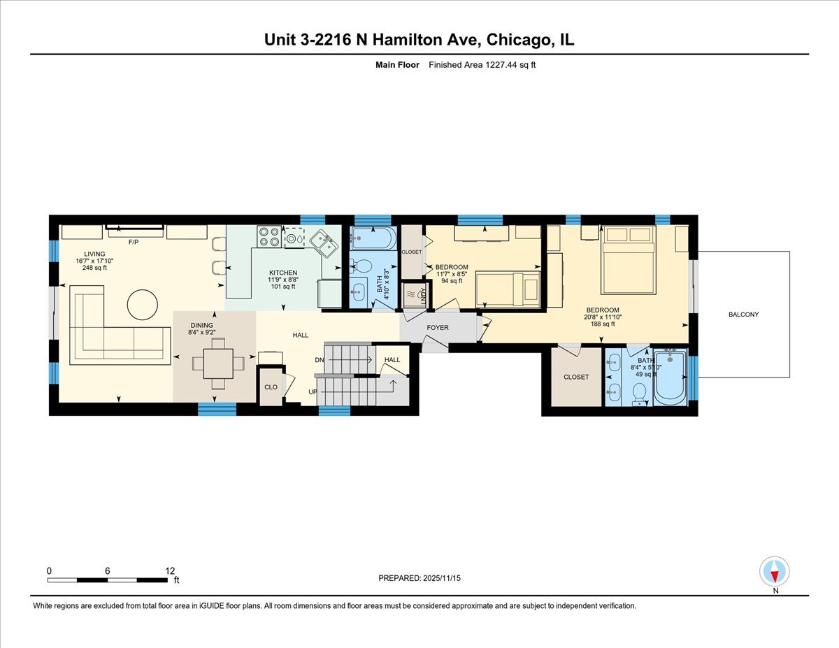 2216 N Hamilton Avenue Unit: 3