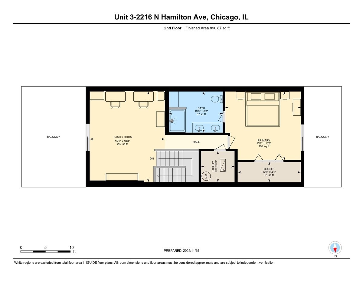 2216 N Hamilton Avenue Unit: 3