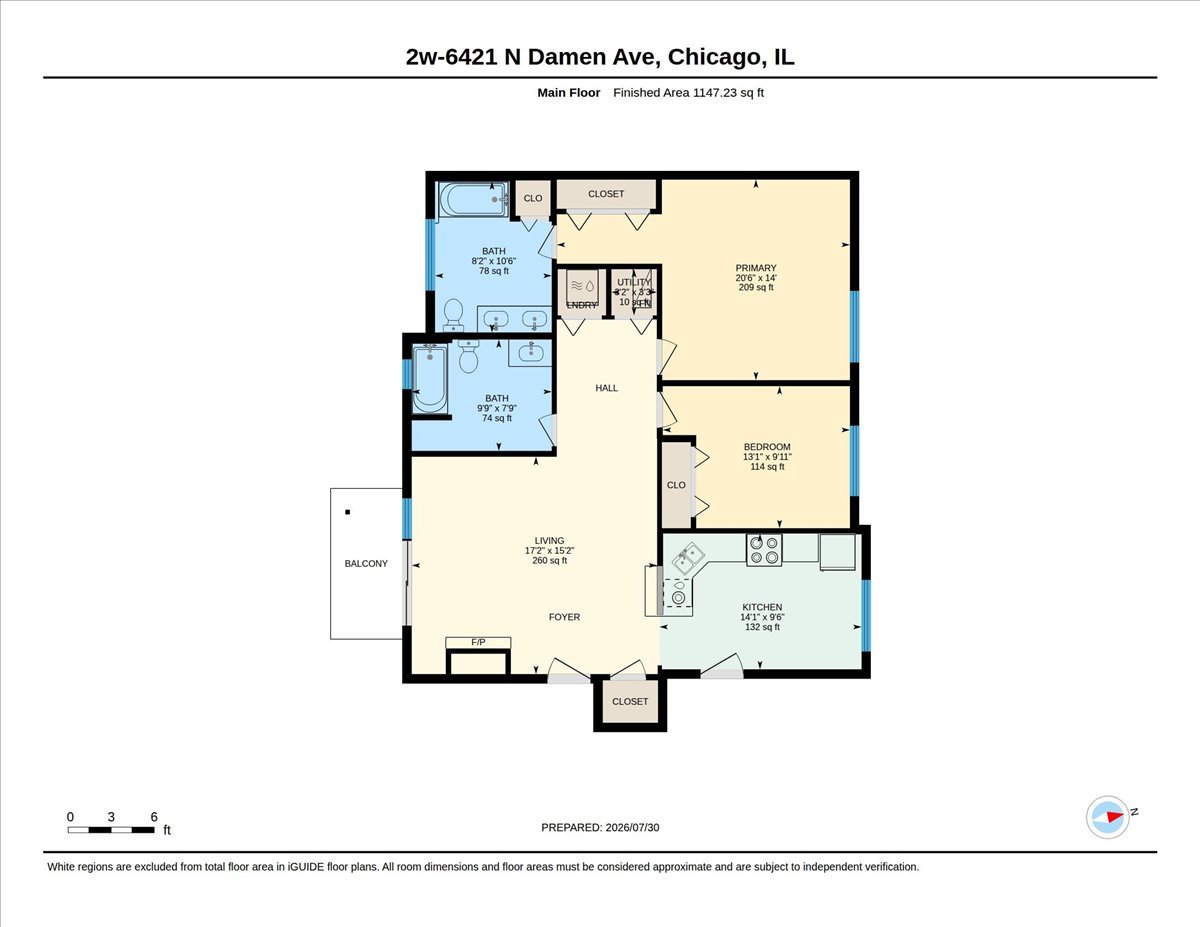 6421 N Damen Avenue Unit: 2W