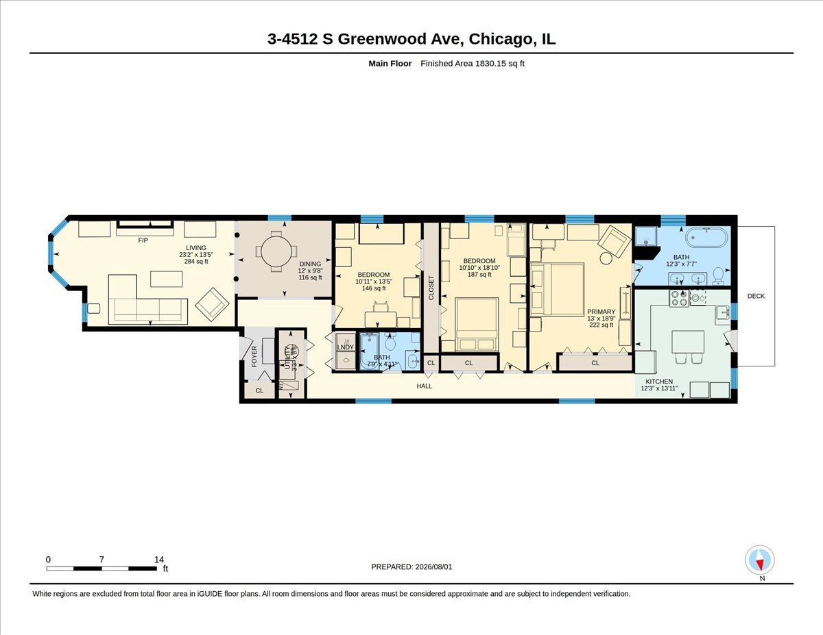 4512 S Greenwood Avenue Unit: 3