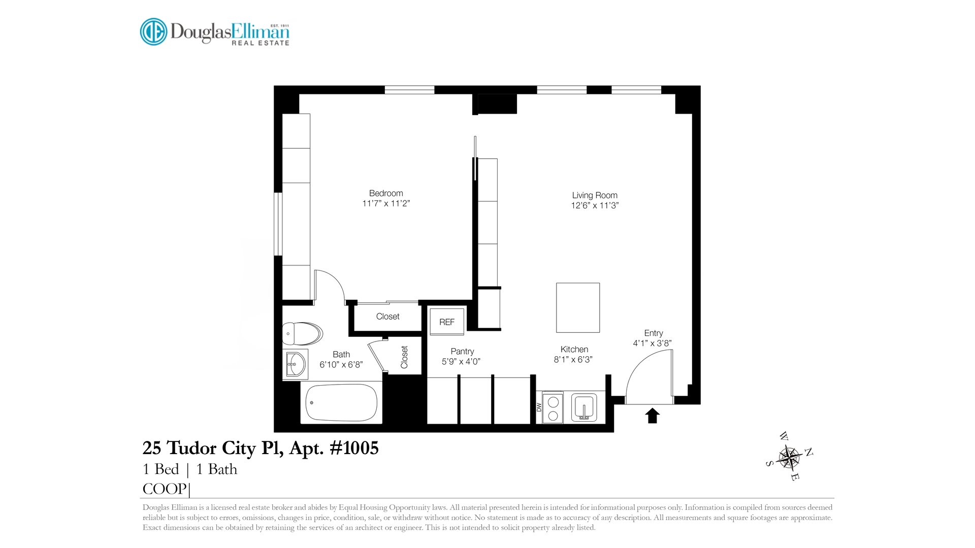 25 TUDOR CITY Place 1005