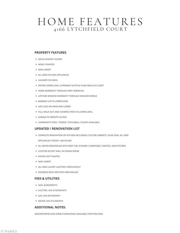 4166 Lytchfield Court, Winston-Salem