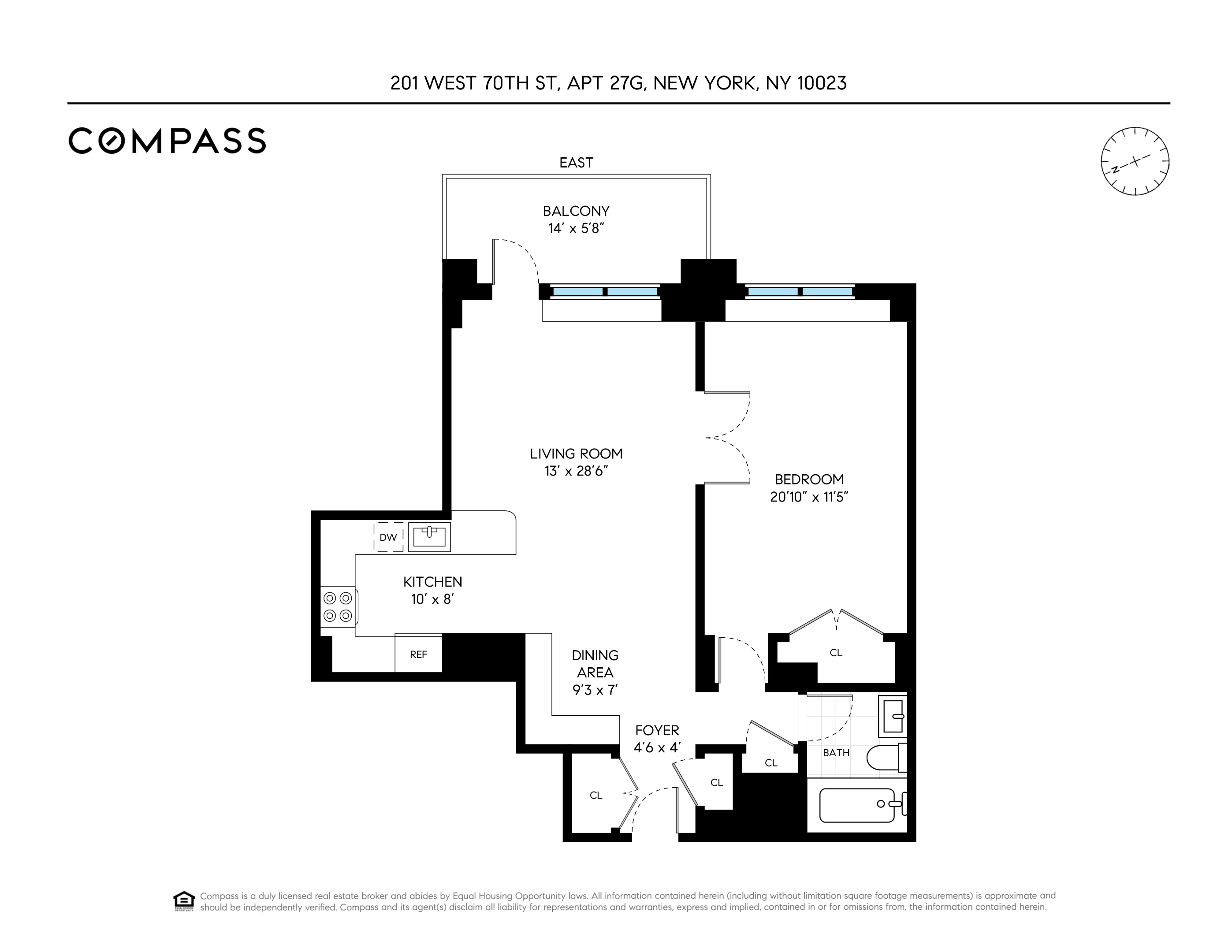 201 W 70th Street 27G