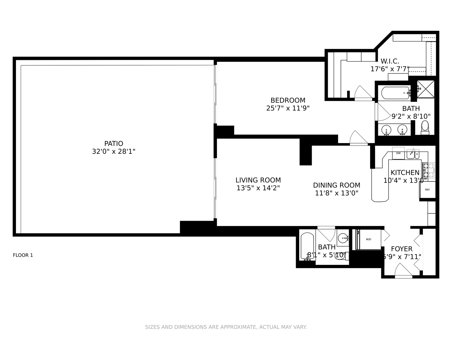 125 S Jefferson Street Unit: 605