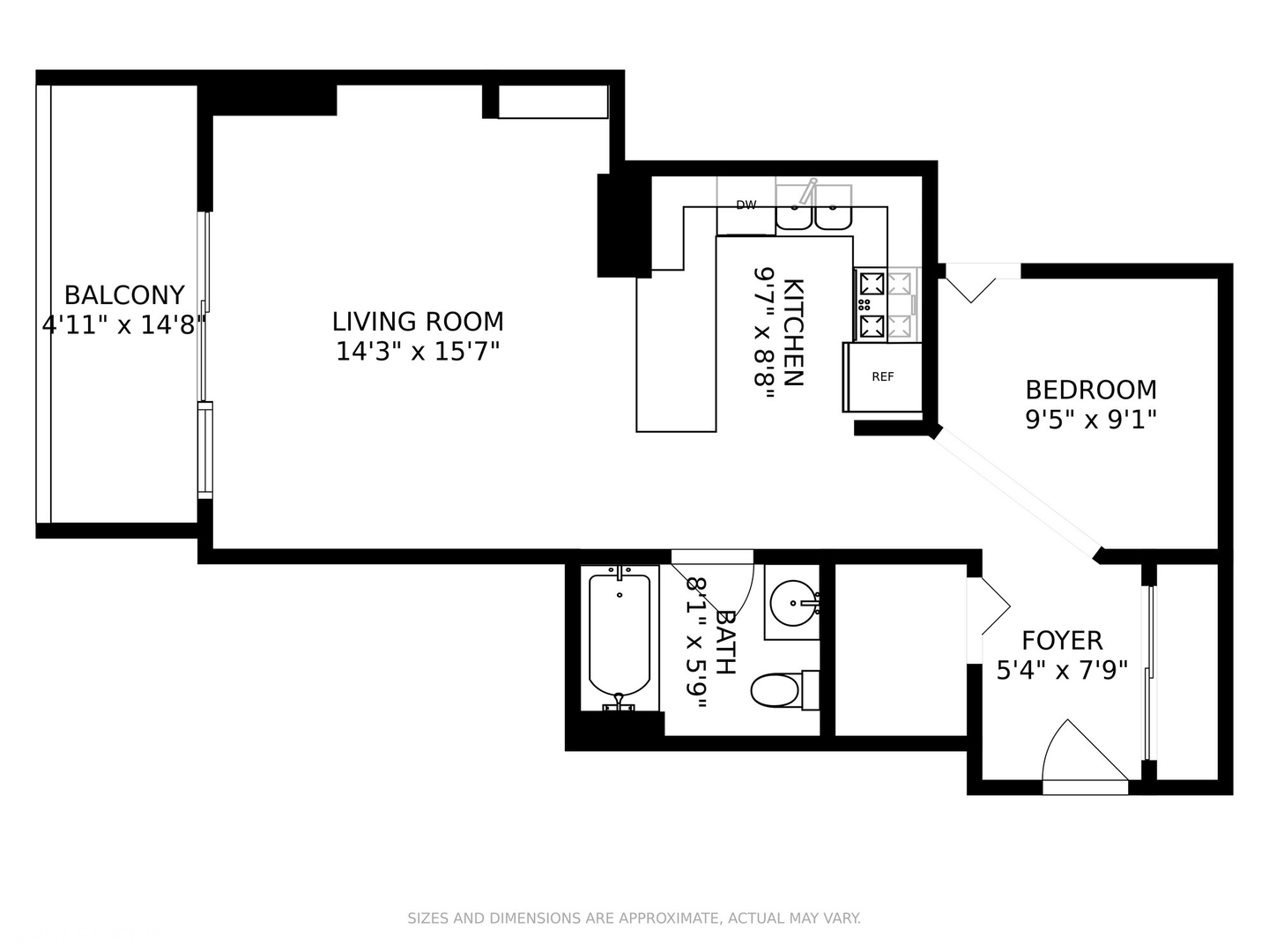 125 S Jefferson Street Unit: 2305