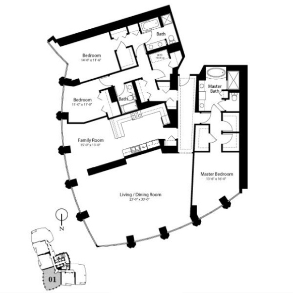 1211 S Prairie Avenue Unit: 3101