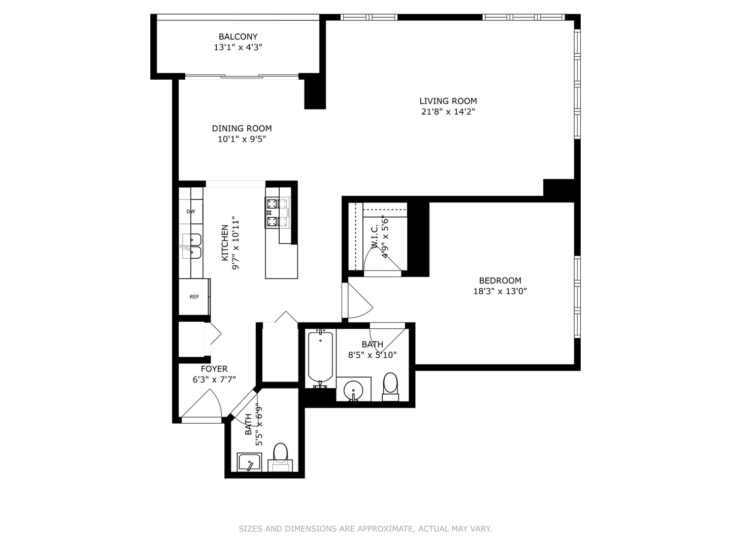 125 S JEFFERSON Street Unit: 1309