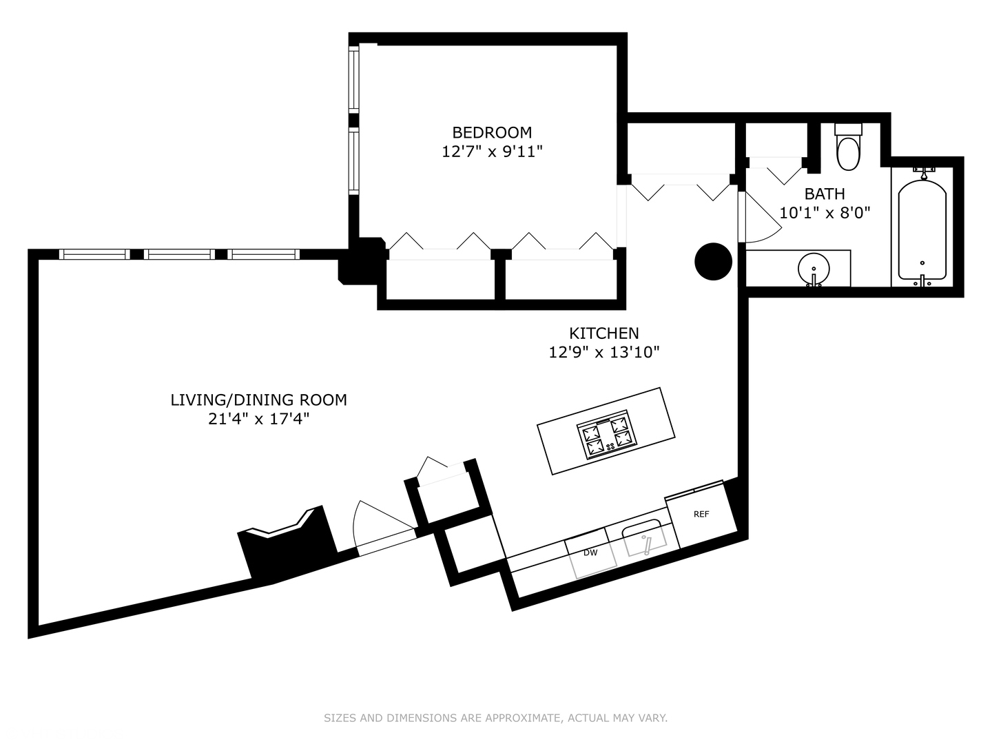 728 W Jackson Boulevard Unit: 1210