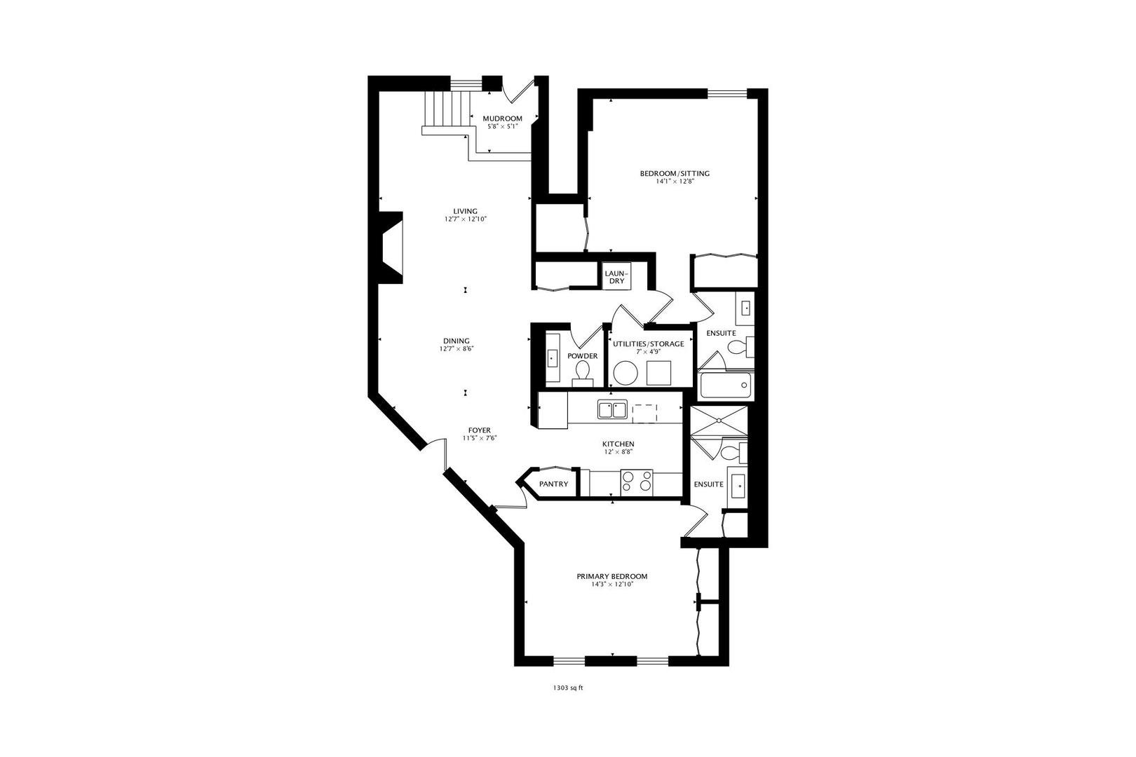 1323 W BELDEN Avenue Unit: E1