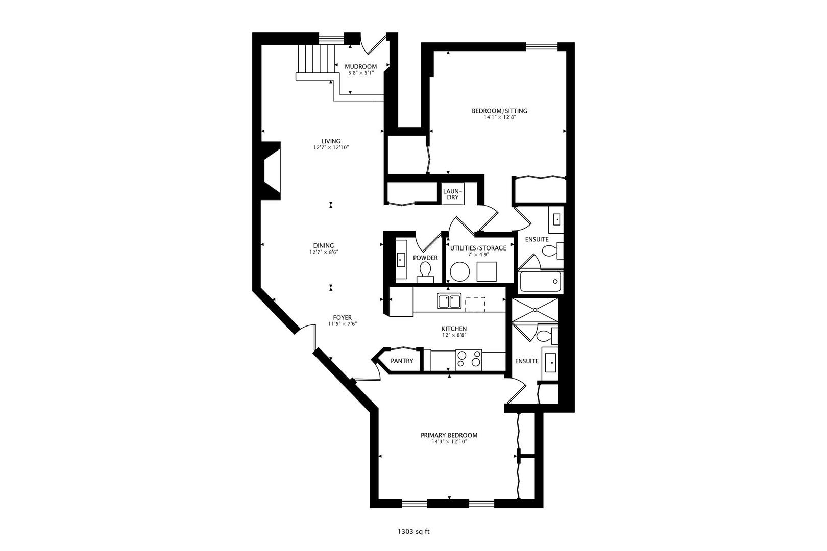 1323 W BELDEN Avenue Unit: E1