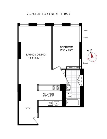72 E 3rd Street 5C