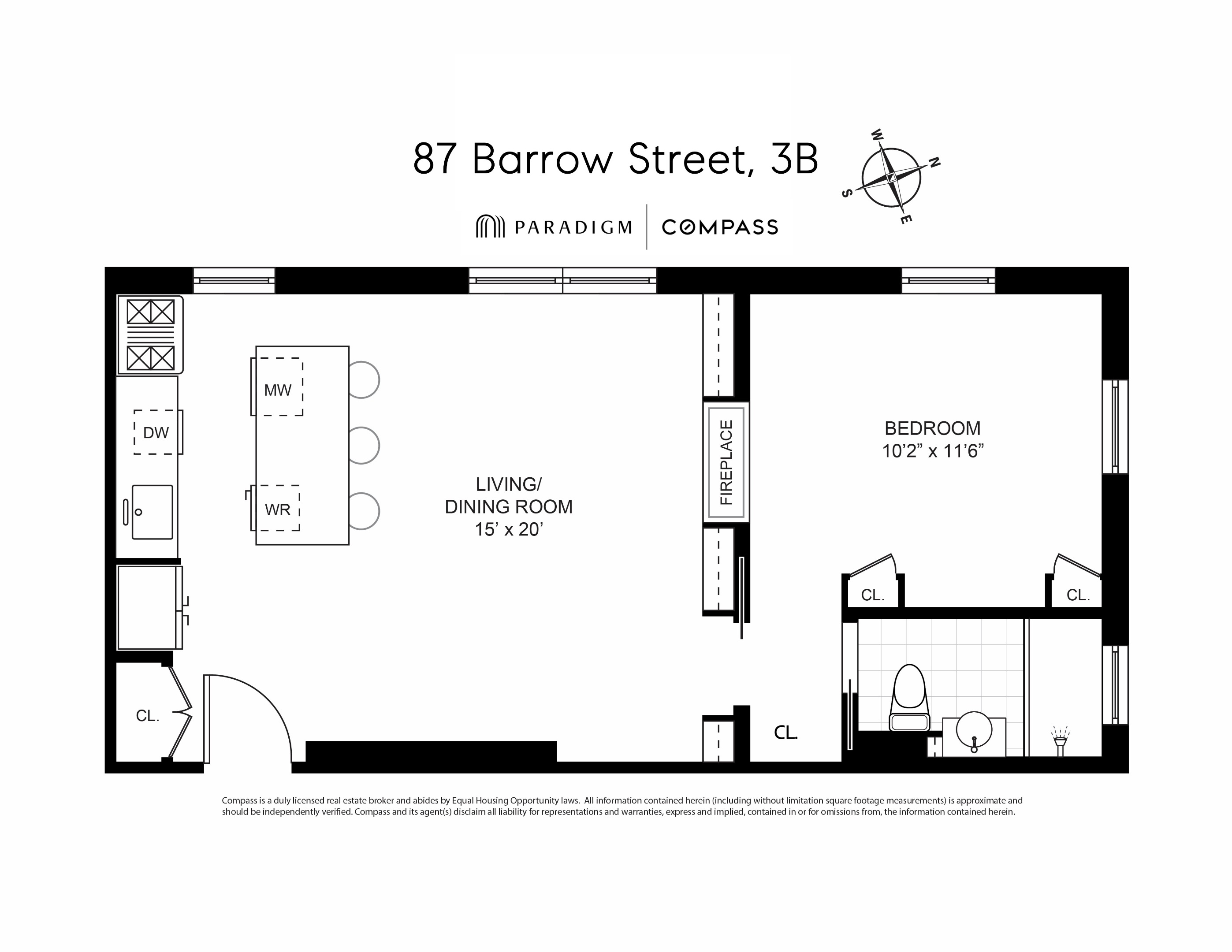 87 Barrow Street 3B