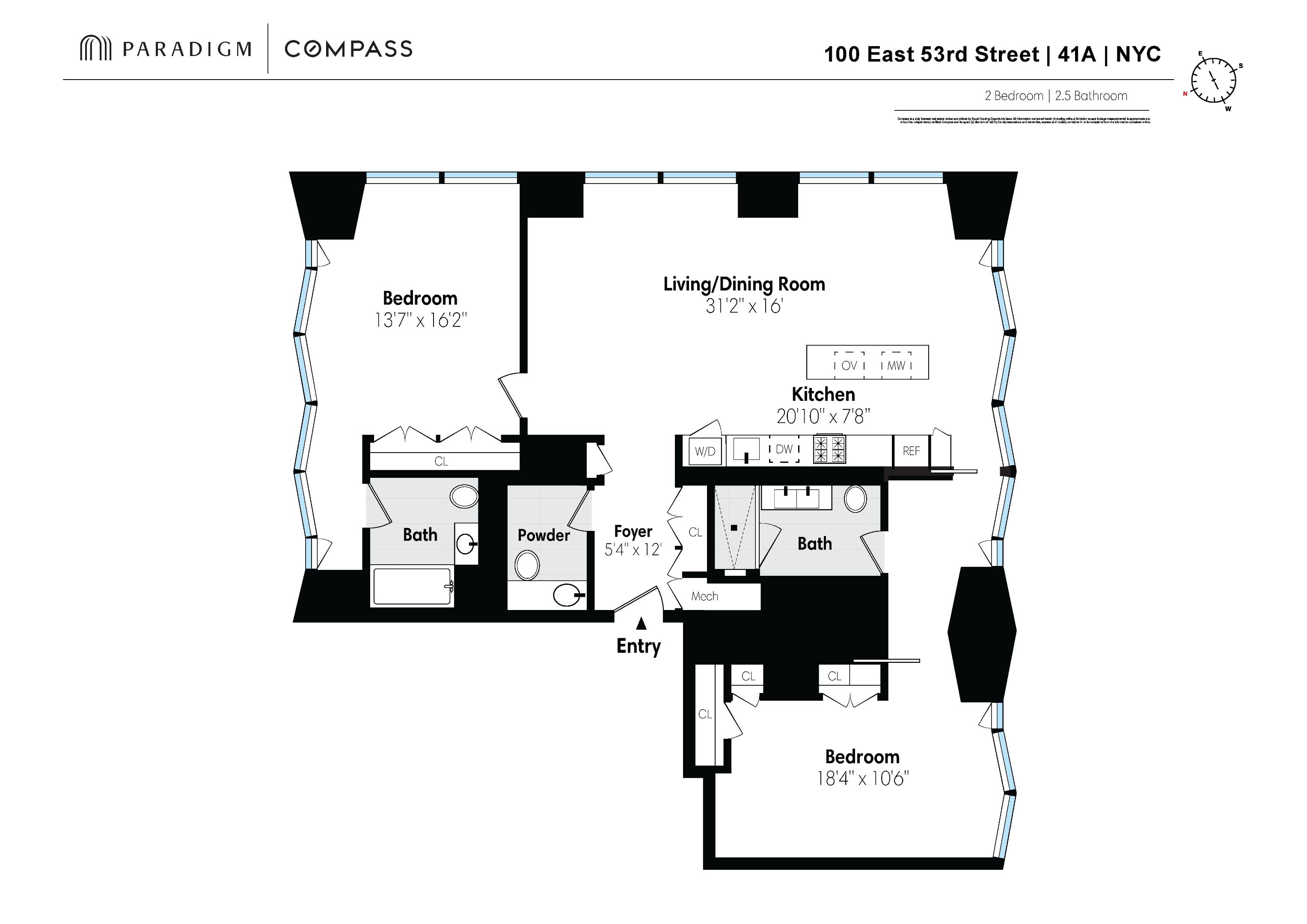 100 E 53rd Street 41A