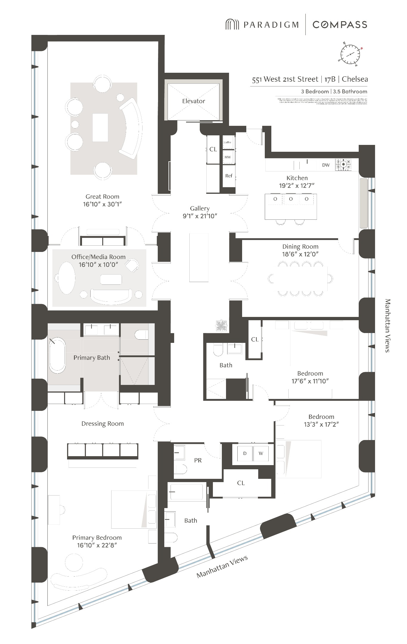 551 W 21st Street 17B