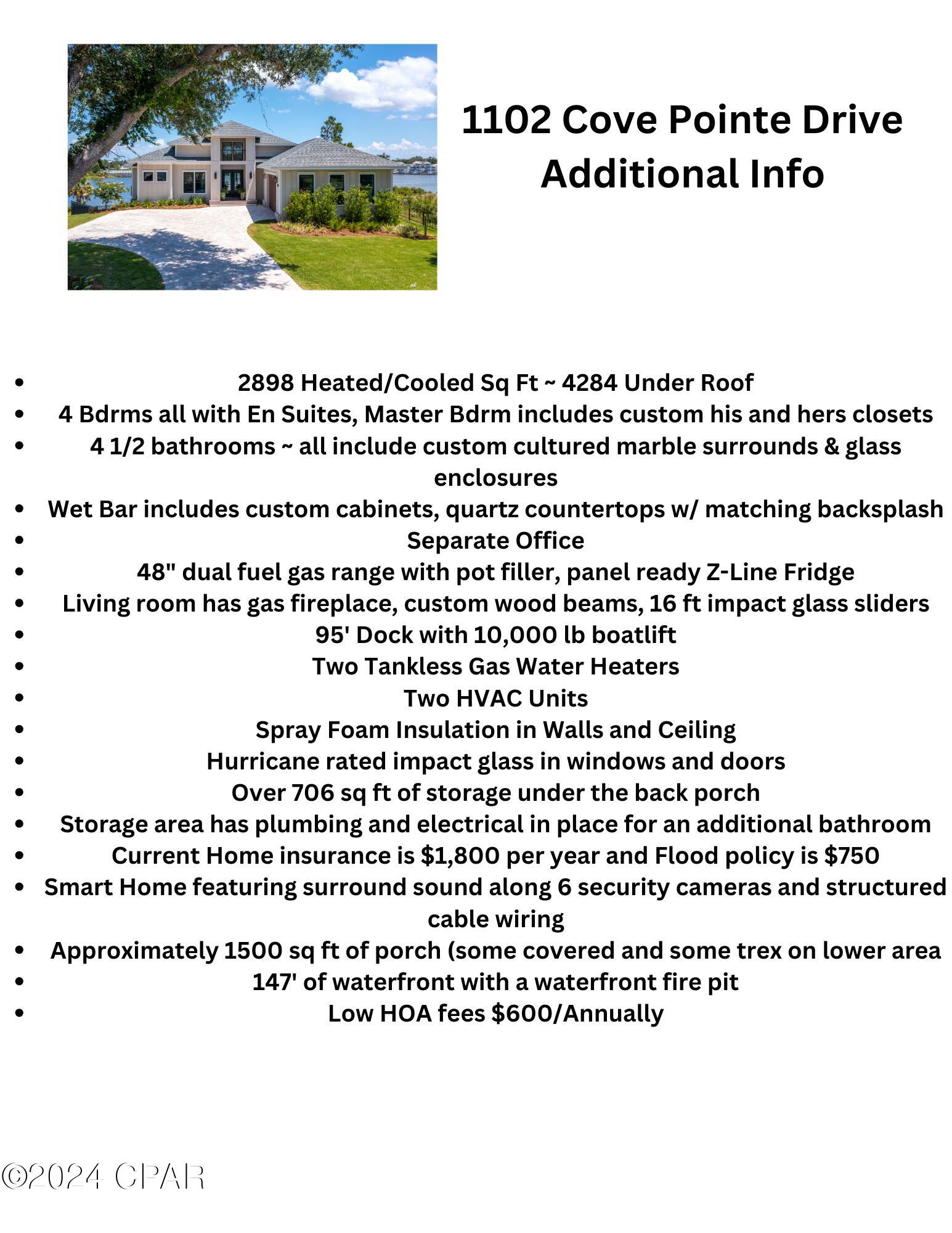 1102 Cove Pointe Drive